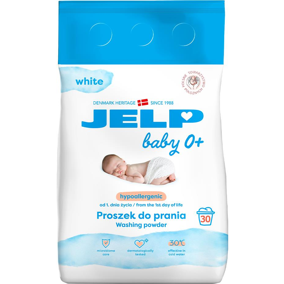 JELP Baby 0+ White 2,25 kg (30 mosás) (5744004980436)
