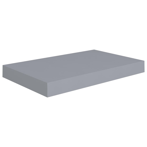 szürke MDF fali polc 40 x 23 x 3,8 cm