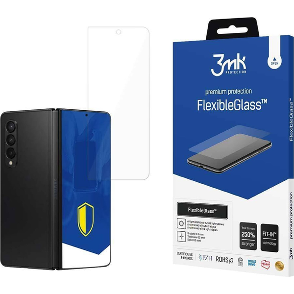 Защитно фолио за хибридно стъкло, 3mk, Съвместимо с Galaxy Z Fold5, Прозрачно
