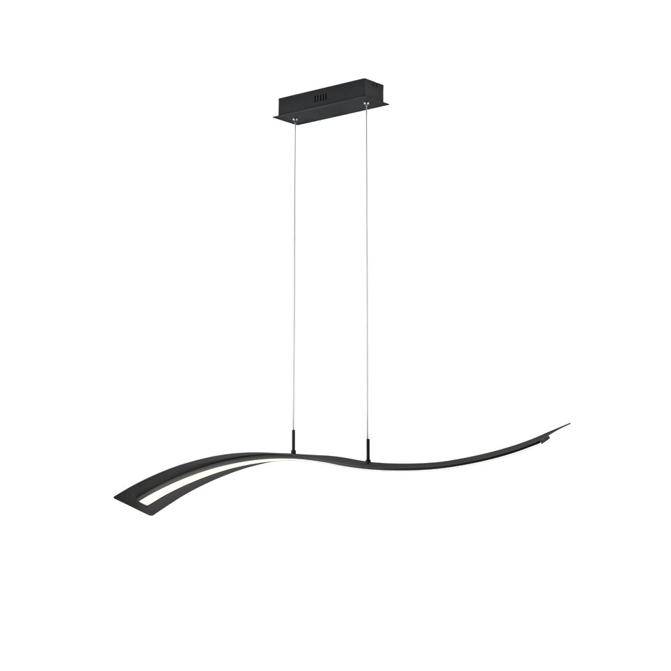 Trio 324610132 SALERNO 35W 3500lm 3000K függesztett lámpatest fekete (t324610132)