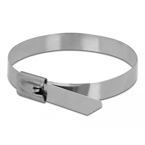 DELOCK Edelstahlkabelbinder L 150 x B 7,9 mm 10 Stück