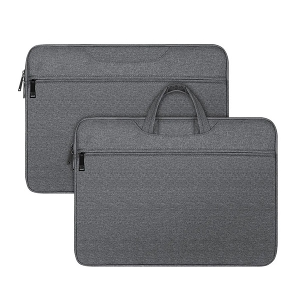 Dux Ducis LBTC kézitáska álló LAPTOP/NOTEBOOK/TABLET (univerzális, textil, kézpánt, 14-15.4" méret) SÖTÉTSZÜRKE (GP-159251)