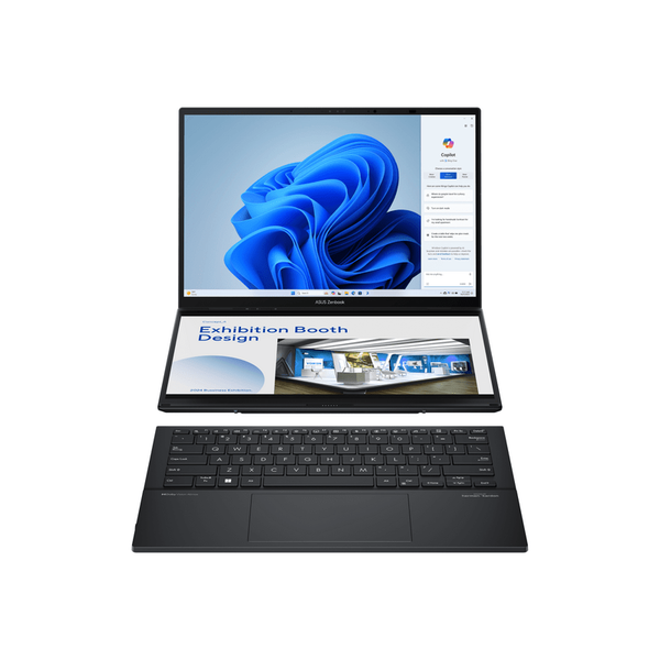 ASUS CONS NB Zenbook Duo UX8406CA-PZ123W 14" WQXGA OLED Tch, Intel Arl H Core U. 9, 32GB, 2TB M.2, INT, WIN11H, Szürke