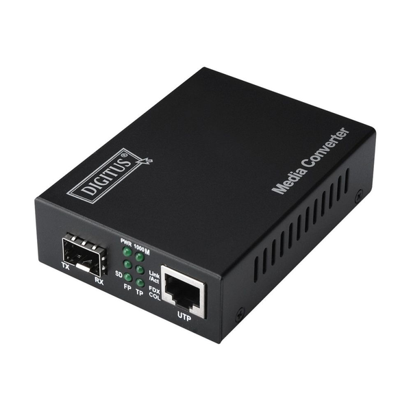 DIGITUS DN-82130 - fiber media converter - 10Mb LAN, 100Mb LAN, GigE
