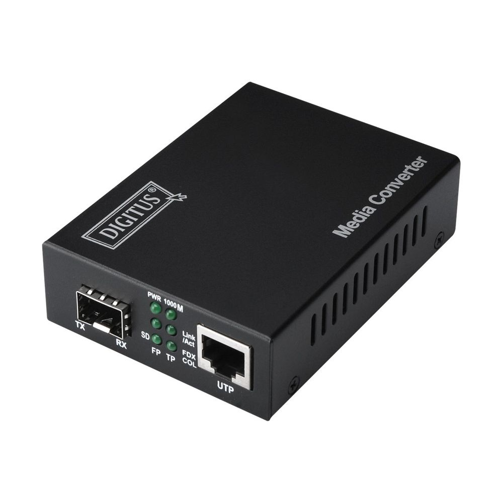 DIGITUS DN-82130 - fiber media converter - 10Mb LAN, 100Mb LAN, GigE (DN-82130)