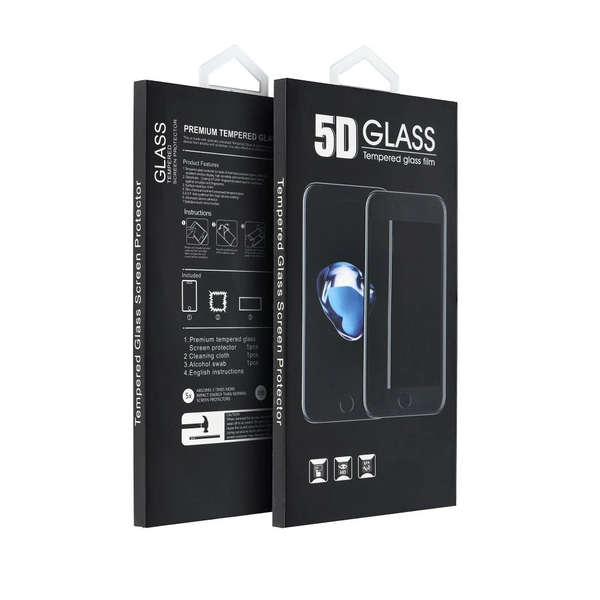 5D teljes ragasztású adatvédelmi edzett üvegfólia iPhone 17 Pro Max készülékhez fekete