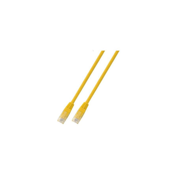 EFB RJ45 Patchkabel U/UTP, Cat.6, PVC, CCA, 3m, gelb