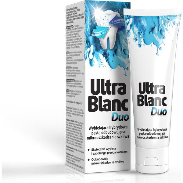 ULTRABLANC Wybielająca Hybrydowa Pasta do zębów odbudowująca Duo 75ml