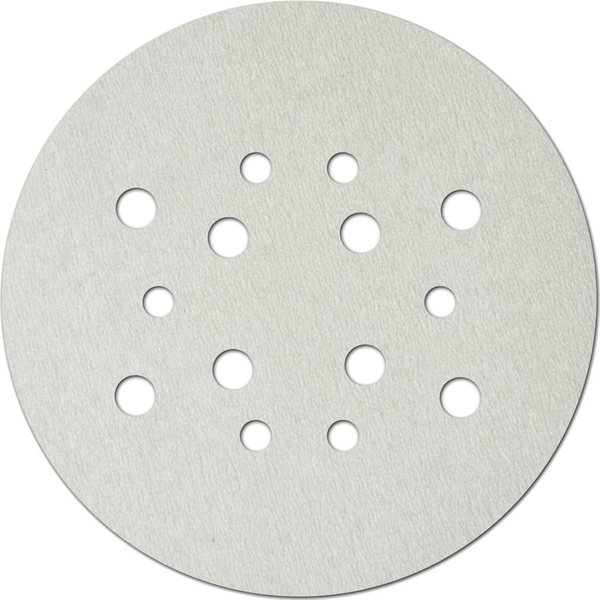  Dedra Tarczki ścierne białe uniwersalne 225mm,grad150,rzep,kpl5szt