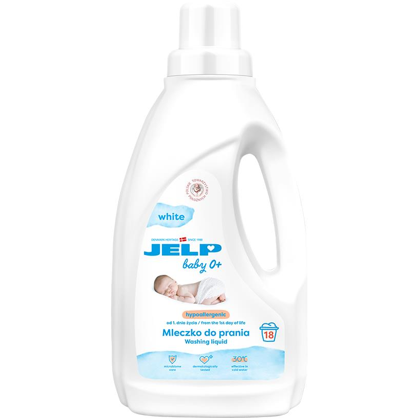 JELP Baby 0+ White, 1,5 l (18 mosás) (5744004980399)