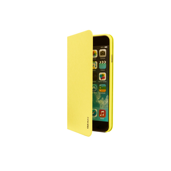 Ozaki OC581WS 0.4+Folio Wasabi iPhone 6S+/6+ Tok - Sárga (OC581WS)