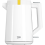Чайник Beko WKM4215W, 2000W, 1.7 литра, въртене на 360°, индикатор за нивото на водата, автоматично изключване, филтър против варовик, бял