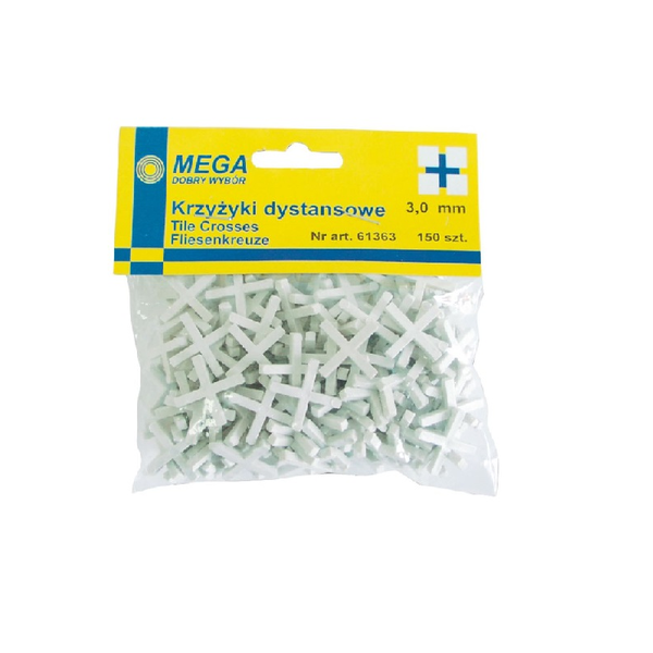  Mega Krzyżyki dystansowe 3mm 150szt. (61363)