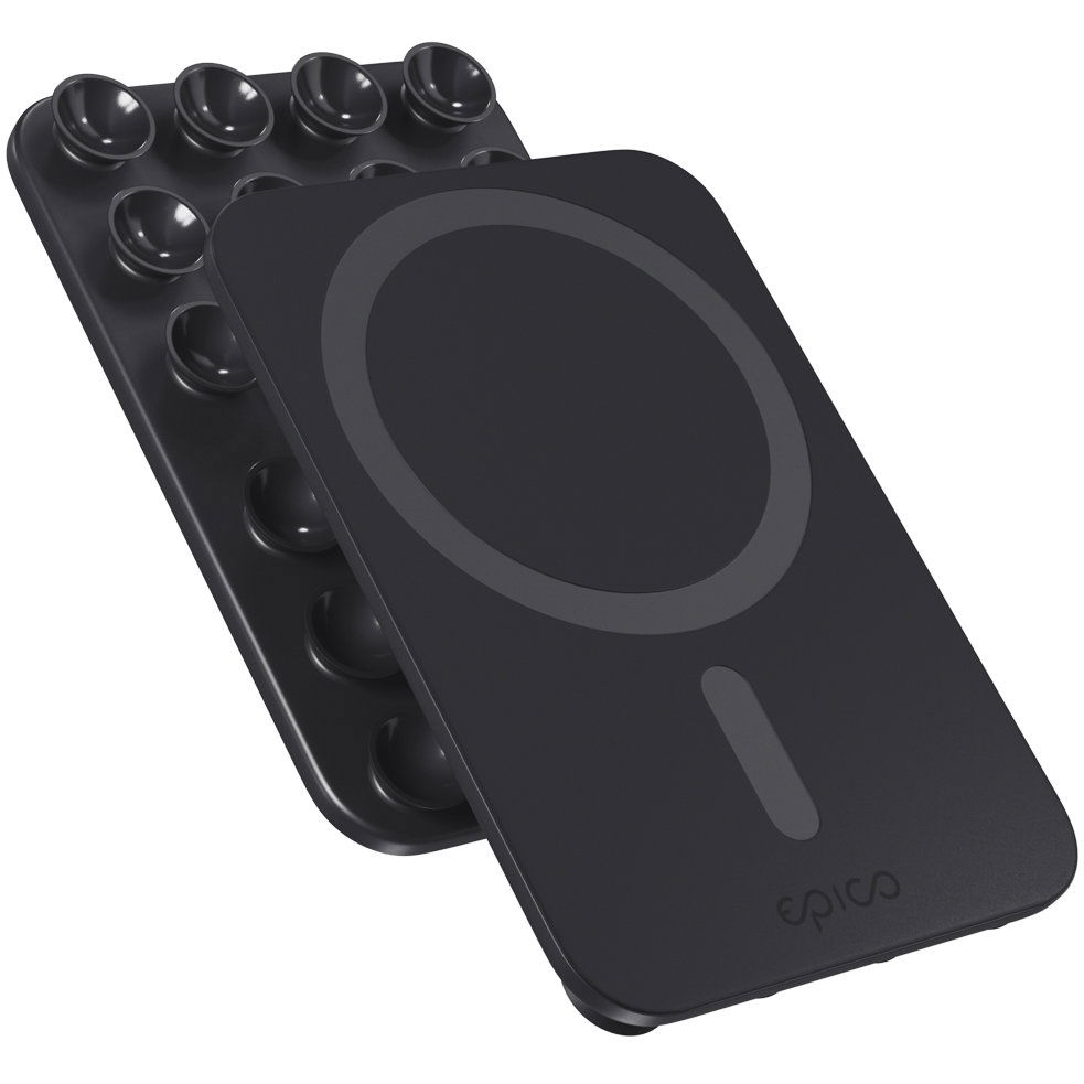 Epico Mag+ tapadókorongos telefontartó MagSafe kompatibilis - fekete (9915101300273)