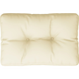 krémszínű szövet raklappárna 50 x 40 x 12 cm