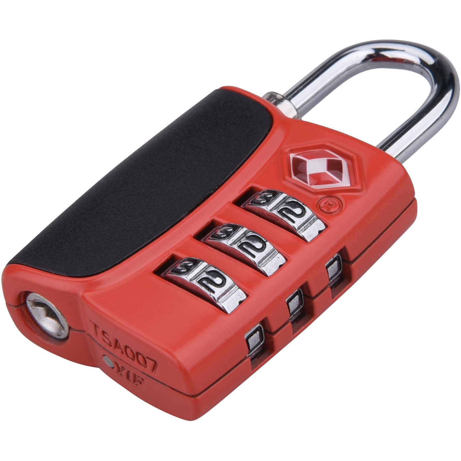 EXTOL PREMIUM TSA kombinációs zár háromjegyű kóddal, 61 × 32 × 14 mm (8857301)