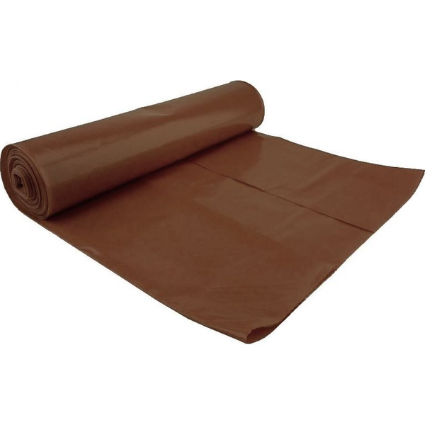 Aglo3 Aglo3 - Brązowe worki na śmieci, BIO, ekstra mocne, folia recyklingowa LDPE, 10 sztuk - 240 l