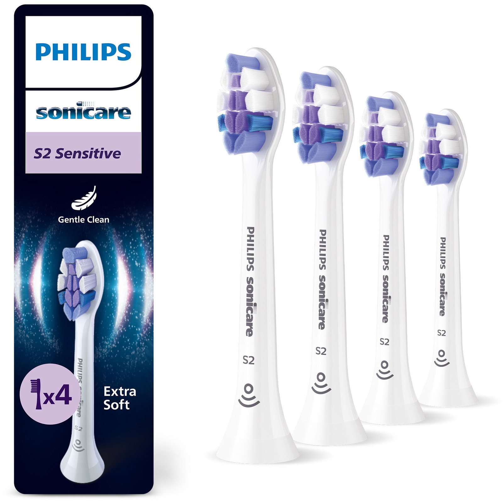 Philips Sonicare Sensitive HX6054/87, 4 db (HX6054/87)