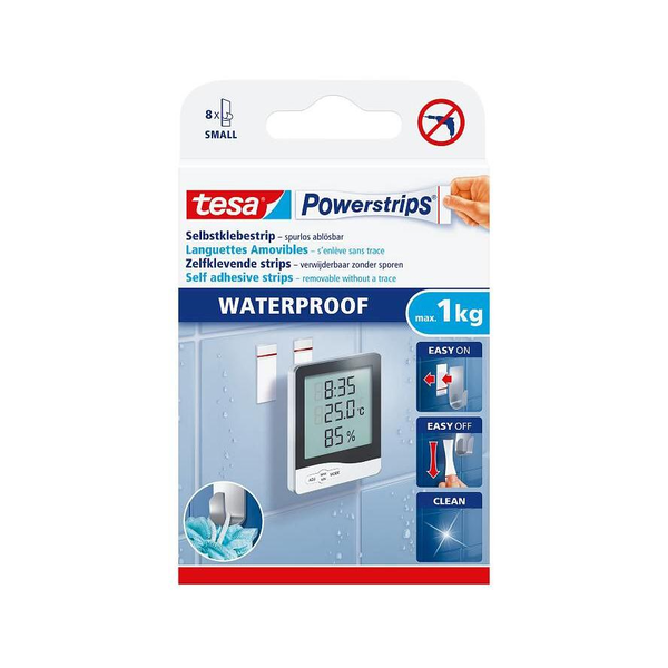 tesa Powerstrips Waterproof Small