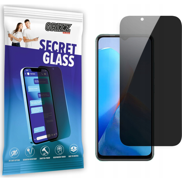 GrizzGlass Szkło prywatyzujące GrizzGlass SecretGlass do Infinix Smart 7 HD