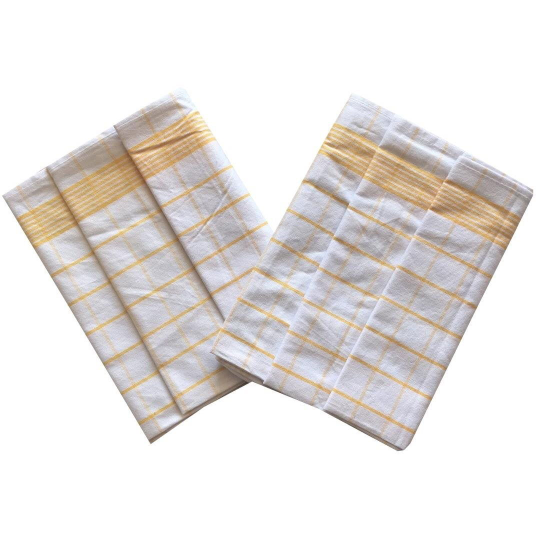 Svitap Towel Negative Egyptian cotton 50×70 cm white/yellow 3 pcs (040500-01NEGAZLUA)