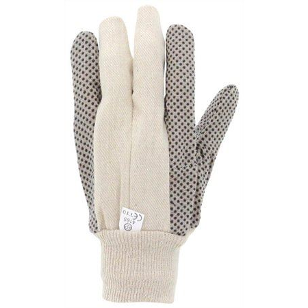 Kertészkesztyű csúszásgátló pöttyökkel 9-es méret (4165) (egyéb4165)