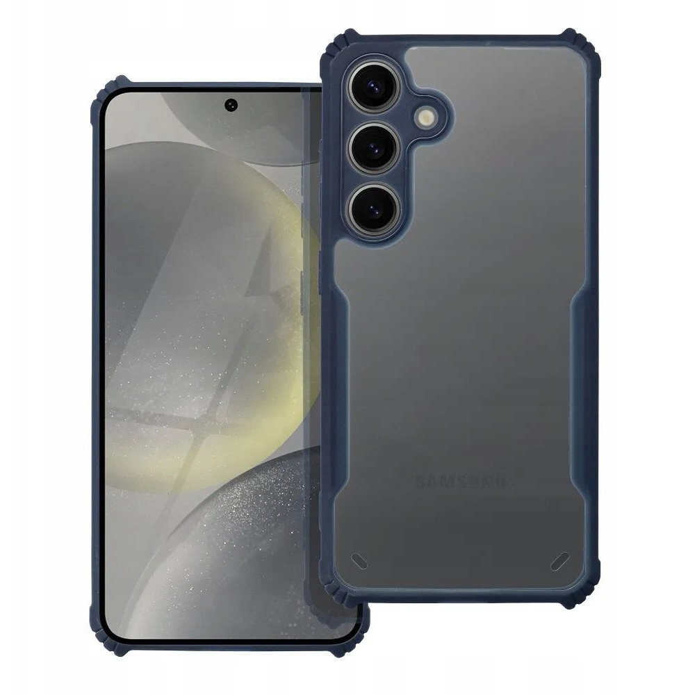 ZONE Anti-Drop szilikon-akril hátlaptok Samsung Galaxy A26 5G átlátszó-sötétkék (TS12168)