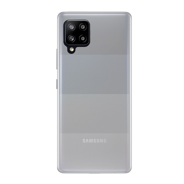 Műanyag telefonvédő (gumírozott) ÁTLÁTSZÓ [Samsung Galaxy A42 5G (SM-A425F)] (5996591018775)