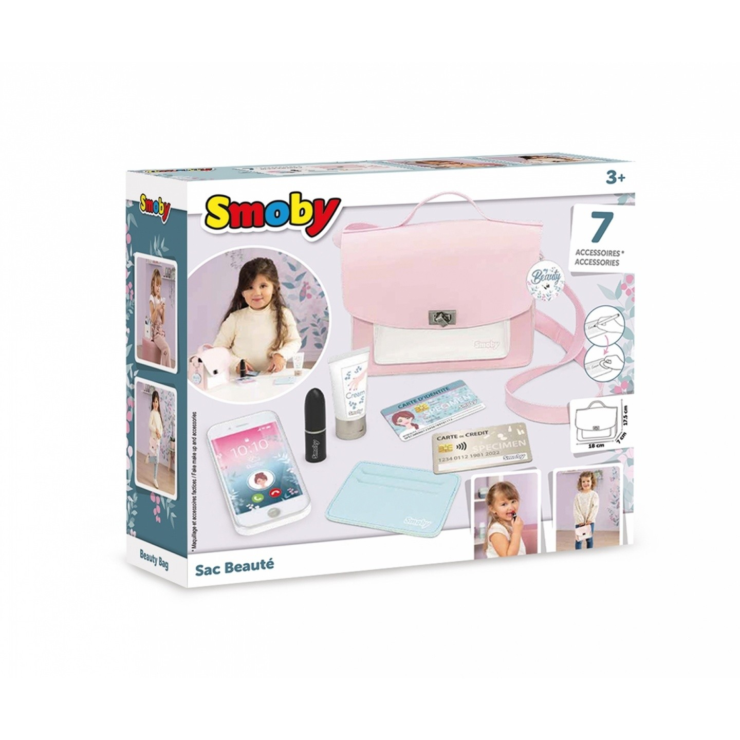 Smoby gyerek Válltáska kiegészítőkkel (7600320160)