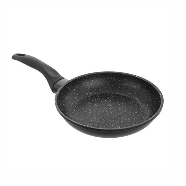Тиган с незалепващо покритие Orion Grande, Гранит, 20 см, Черен