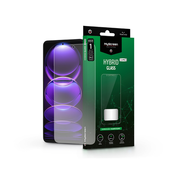 Xiaomi Redmi Note 12 Pro 5G гъвкав стъклен протектор за екран - MyScreen Protector Hybrid Glass Lite - прозрачен (LA-2325)
