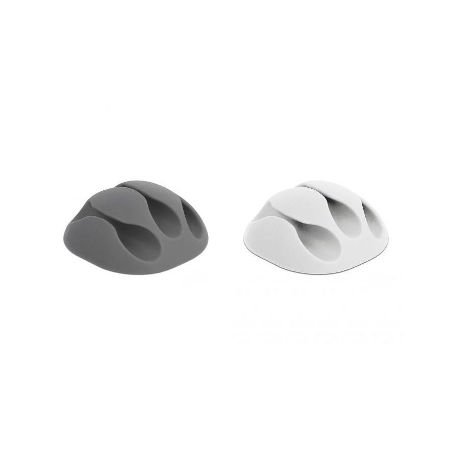 Delock Kábeltartó három kábelrendezovel 6 darabos készlet (18297)