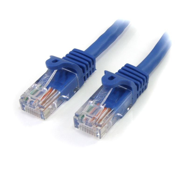 StarTech.com 45PAT5MBL cable de red Azul 5 m Cat5e U/UTP (UTP)