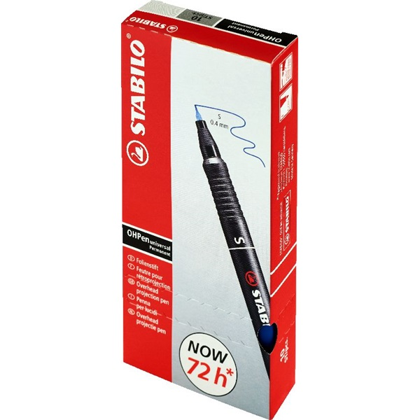 STABILO OHPen permanentný značkovač Čierna 1 kusov (841/41B10)