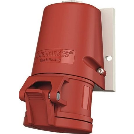  Mennekes Gniazdo Hensel 27006 naścienne 1-częściowe, 32A 4p 6h 400V, IP44, zaciski śrubowe
