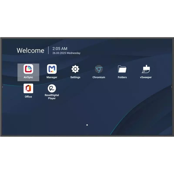 Viewsonic CDE6514-2C skilte display Digital fladpaneldisplay 165,1 cm (65") LCD Wi-Fi 500 cd/m² 4K Ultra HD Sort Indbygget processer Android 14 24/7