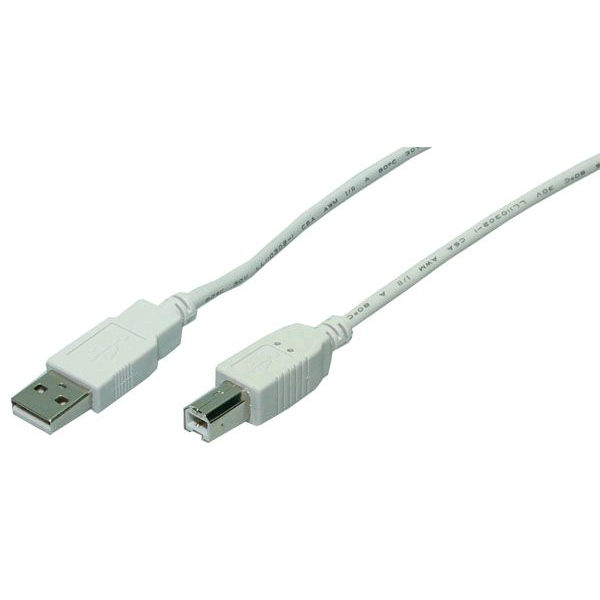 Кабел за данни, Logilink, USB 2.0 A/B, 1.8 m