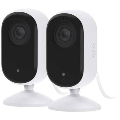 Essential 2K Indoor Kamera (weiß/schwarz, 2er, Set, WLAN, 4 MP)