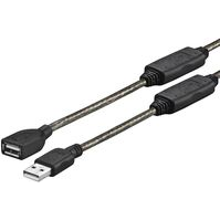Vivolink PROUSBAAF15 cavo USB USB 2.0 15 m USB A Nero