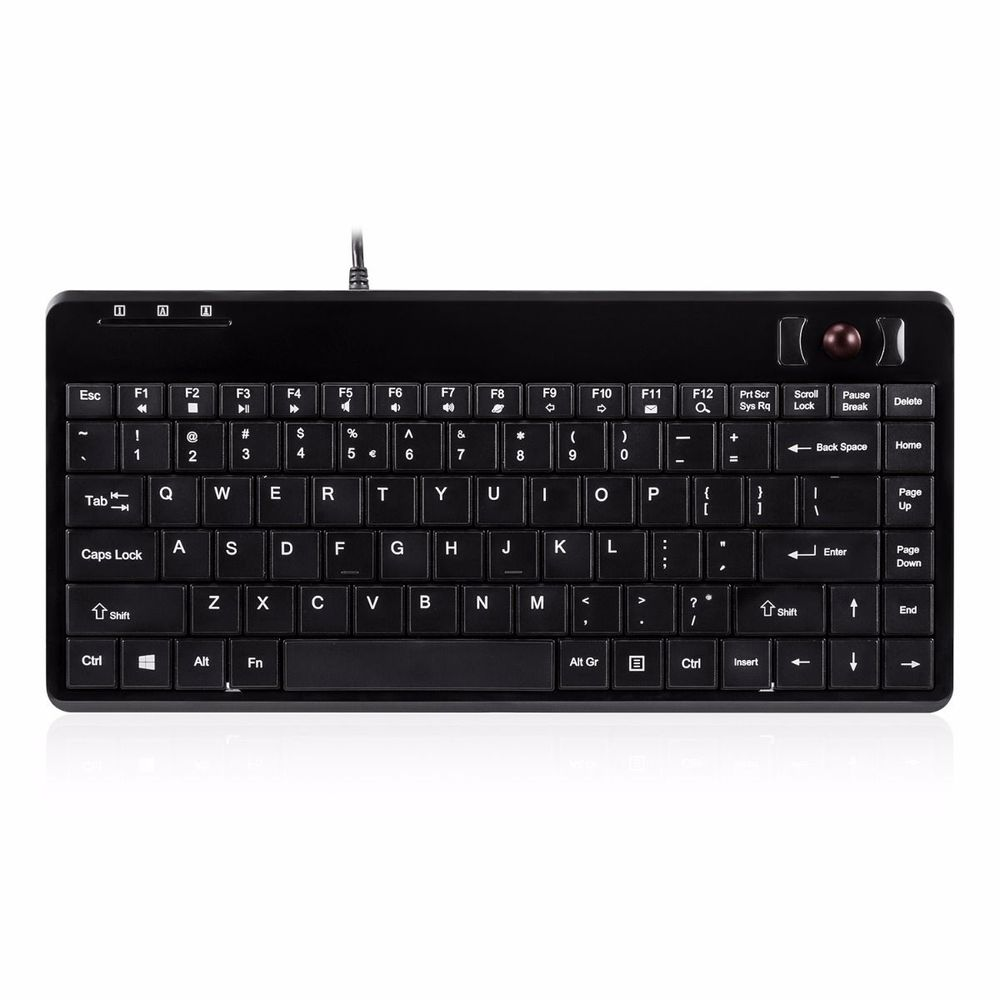 Клавиатура Perixx PERIBOARD-505H — 11252, американска подредба, черна