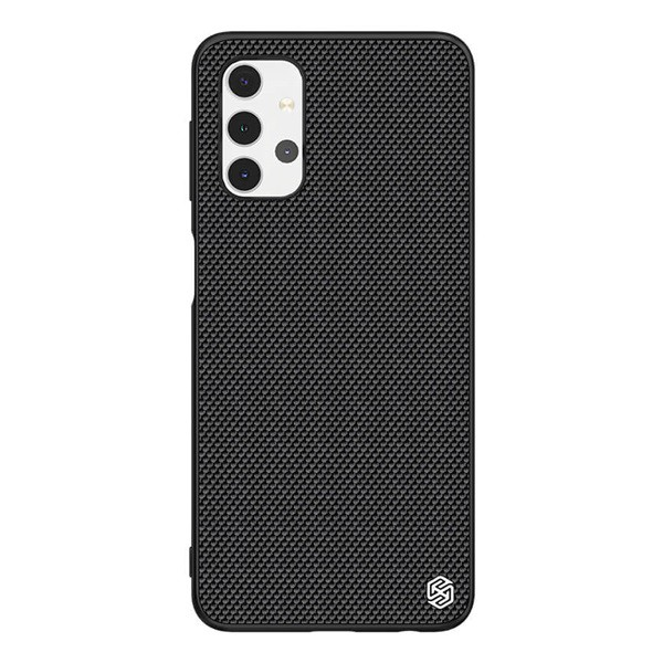 NILLKIN TEXTURED műanyag telefonvédő (érdes felület, közepesen ütésálló, szilikon keret, 3D minta) FEKETE [Samsung Galaxy A32 5G (SM-A326)] (5996591040202)