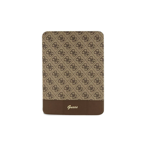 Guess GUFC11PS4SGW iPad 10.9 készülékhez tok – 4G Stripe Allover – barna