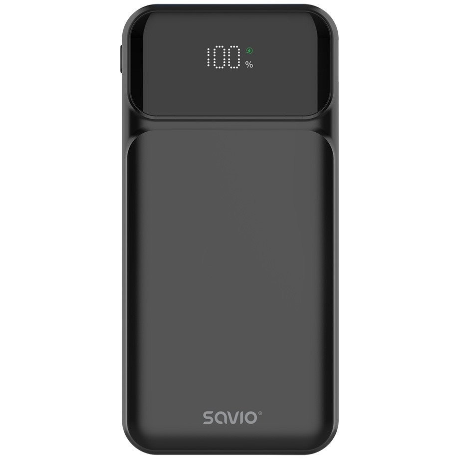 Savio BA-08 Power Bank 10000 mAh fekete (85076000)