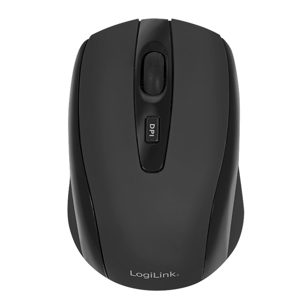 LogiLink ID0031 Mini Vezeték nélküli Optikai Egér Fekete 800 DPI