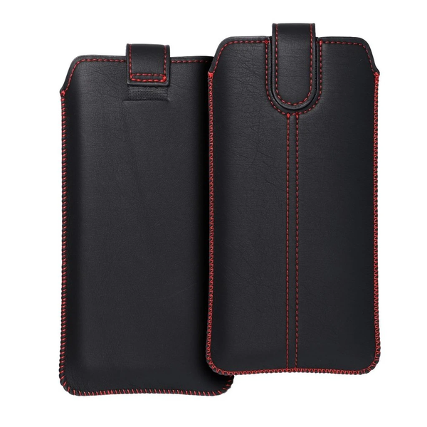 Pocket univerzális ultravékony tok M4 – iPhone 6 Plus/7 Plus/8 Plus/XS Max/11 Pro Max/Samsung S10+/A10/A32/A50 készülékekhez, fekete