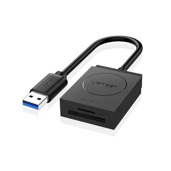 Ugreen 20250 kártyaolvasó USB 3.2 Gen 1 (3.1 Gen 1) Fekete (u20250)