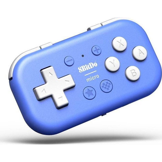 8BitDo Micro Bluetooth Gamepad - Blue - Nintendo Switch (6922621503576)