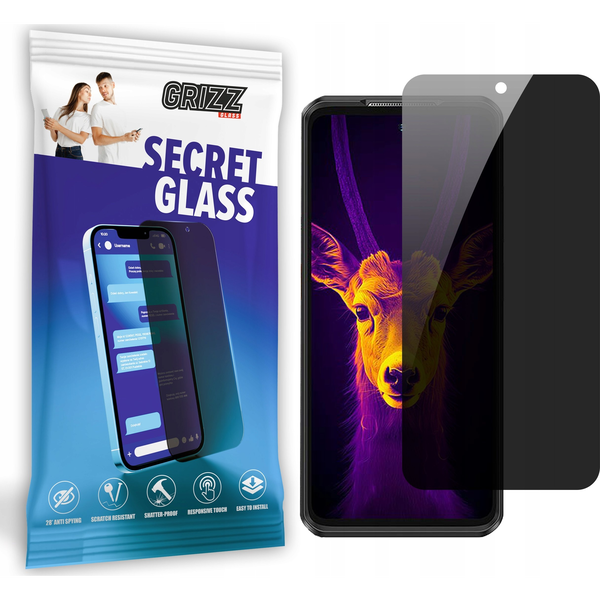 GrizzGlass Szkło prywatyzujące GrizzGlass SecretGlass do Ulefone Armor 25T Pro