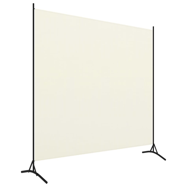 vidaXL Parawan 1-panelowy, biały, 175 x 180 cm