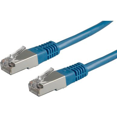 Patch kábel Roline S/FTP 5e RJ45 / RJ45 2 m modrý